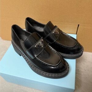 Prada Black Loafers